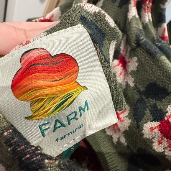 FARM Rio Floral Maxi Dress in Red and Green - Picture 6 of 7